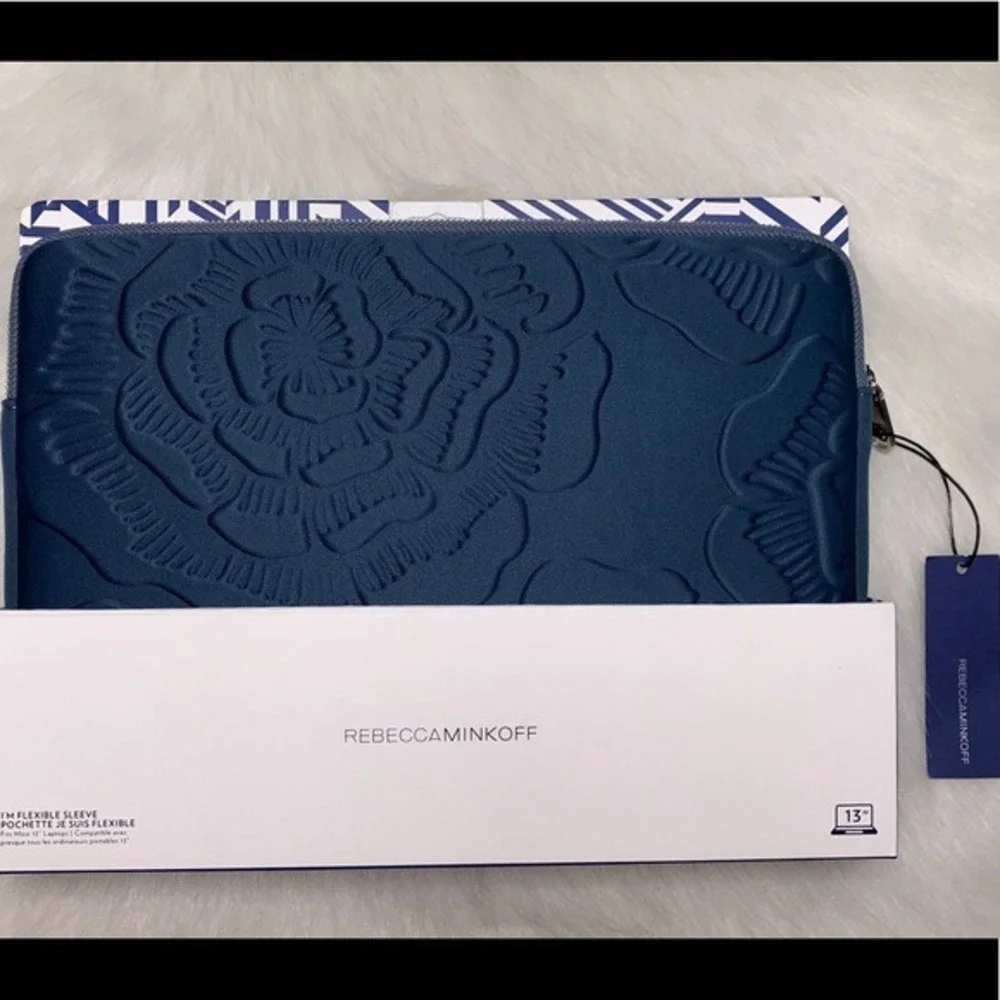 Rebecca Minkoff 3D Rose Embossed Laptop
